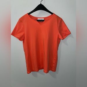 Rebecca Malone Petite Orange Tee
